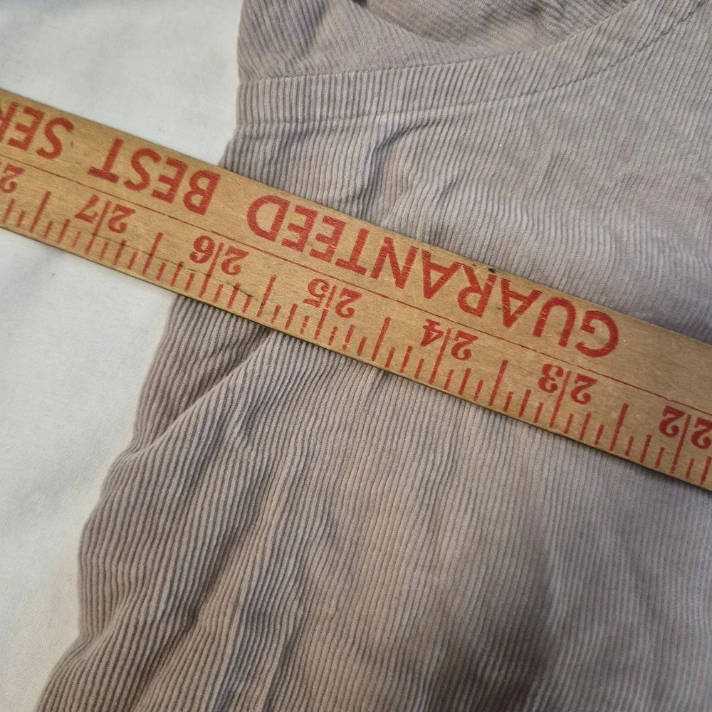 Banana Republic Corduroy‎ Shirt Mens XL Tan Long Sleeve Pockets Utility Workwear